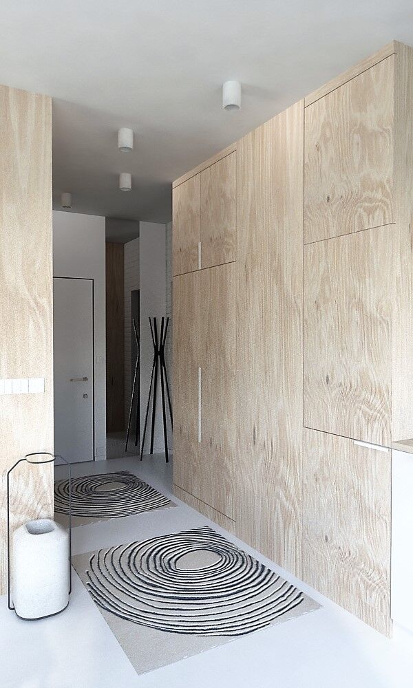 Mieszkanie singla — 49 m², Warszawa, projekt wnętrz Kavalerka Studio