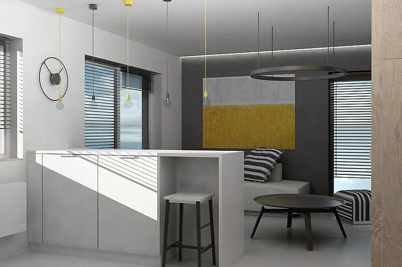 mieszkanie singla — projekt wnętrz Wrocław, Kavalerka Studio, zdjęcie 3